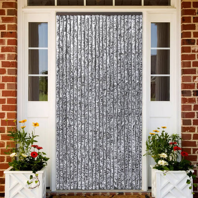 Dealsmate  Insect Curtain Brown and Beige 100x220 cm Chenille