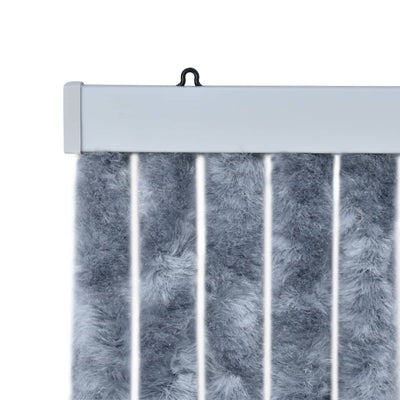 Dealsmate  Insect Curtain Silver 56x185 cm Chenille