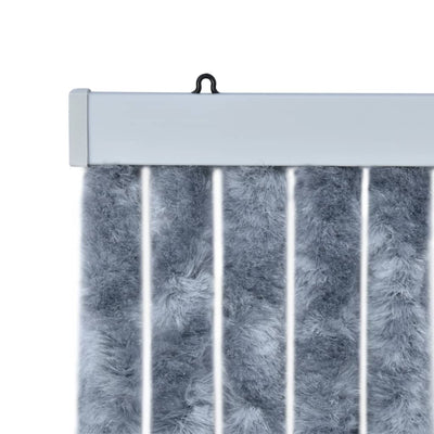 Dealsmate  Insect Curtain Silver 100x220 cm Chenille
