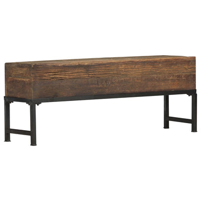 Dealsmate  Bench 120 cm Solid Reclaimed Wood
