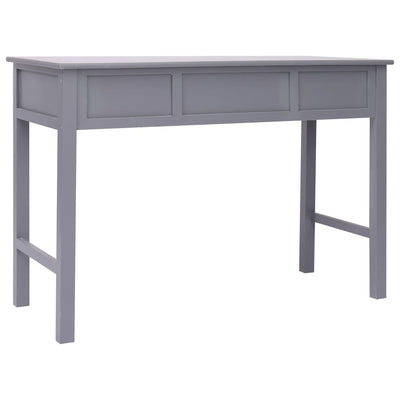 Dealsmate  Writing Desk Grey 110x45x76 cm Wood