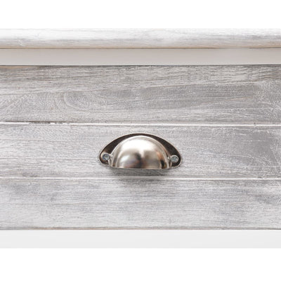 Dealsmate  Sideboard Antique Grey 115x30x76 cm Wood