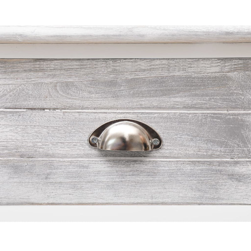 Dealsmate  Sideboard Antique Grey 115x30x76 cm Wood