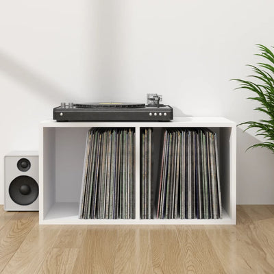 Dealsmate  Vinyl Storage Box White 71x34x36 cm Engineered Wood