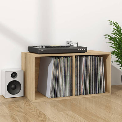Dealsmate  Vinyl Storage Box Sonoma Oak 71x34x36 cm Engineered Wood