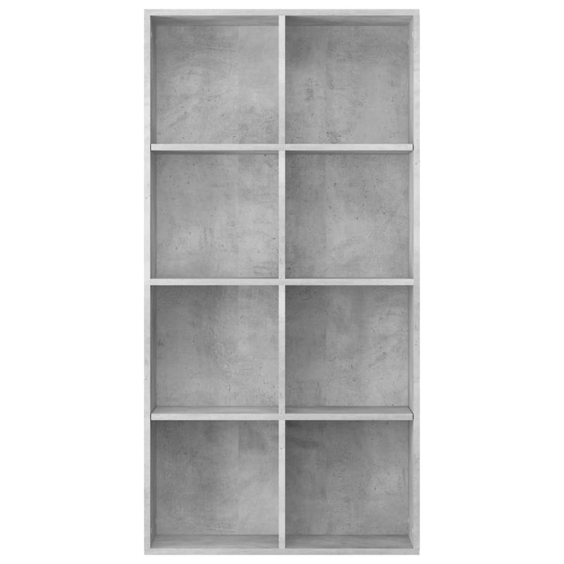 Dealsmate  Book Cabinet/Sideboard Concrete Grey 66x30x130 cm Engineered Wood