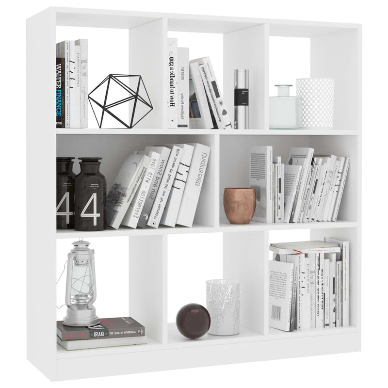 Dealsmate  Book Cabinet White 97.5x29.5x100 cm Engineered Wood