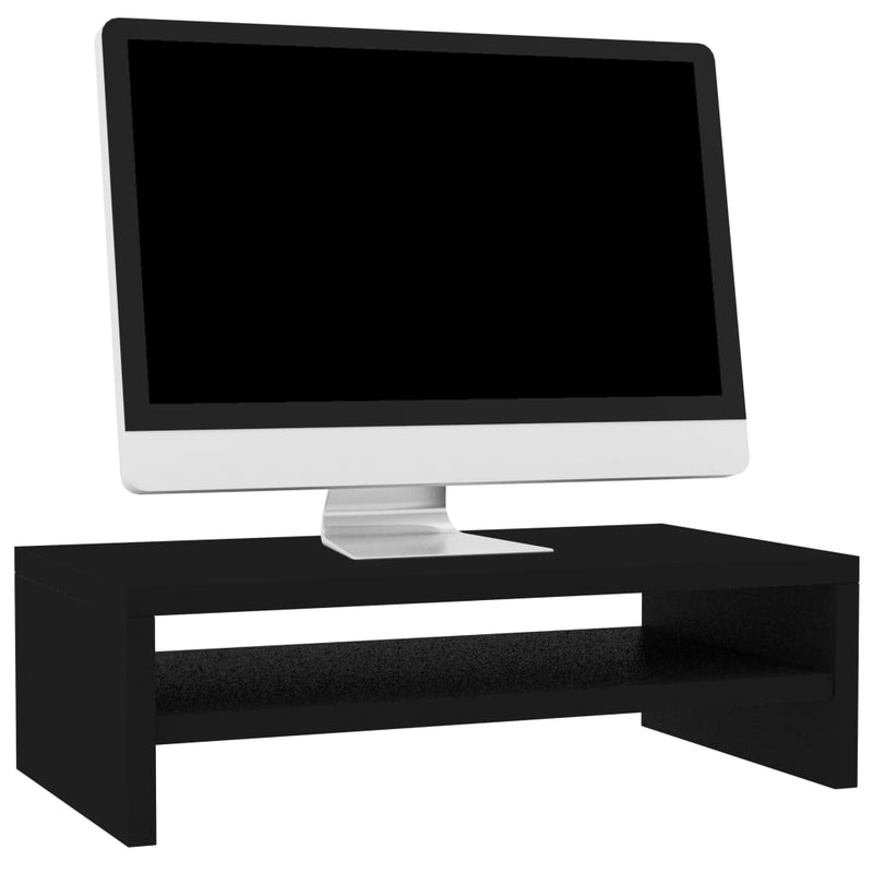 Dealsmate  Monitor Stand Black 42x24x13 cm Engineered Wood