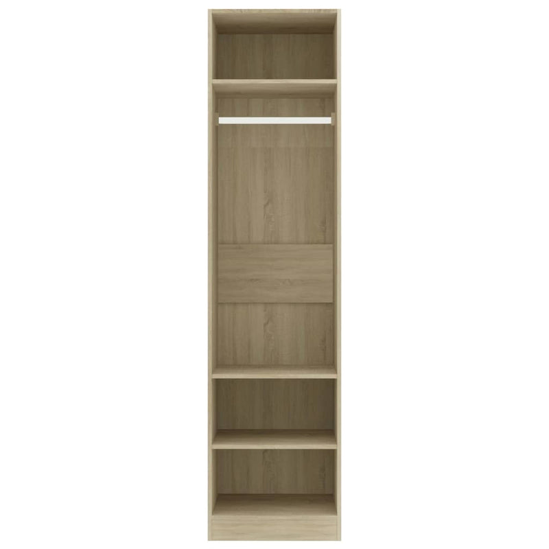 Dealsmate  Wardrobe Sonoma Oak 50x50x200 cm Engineered Wood