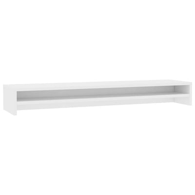 Dealsmate  Monitor Stand White 100x24x13 cm Engineered Wood