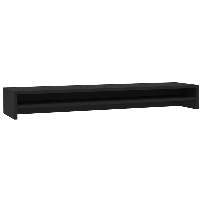 Dealsmate  Monitor Stand Black 100x24x13 cm Engineered Wood