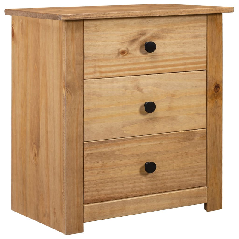 Dealsmate  Bedside Cabinet 46x40x57 cm Pinewood Panama Range