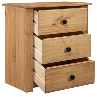 Dealsmate  Bedside Cabinet 46x40x57 cm Pinewood Panama Range