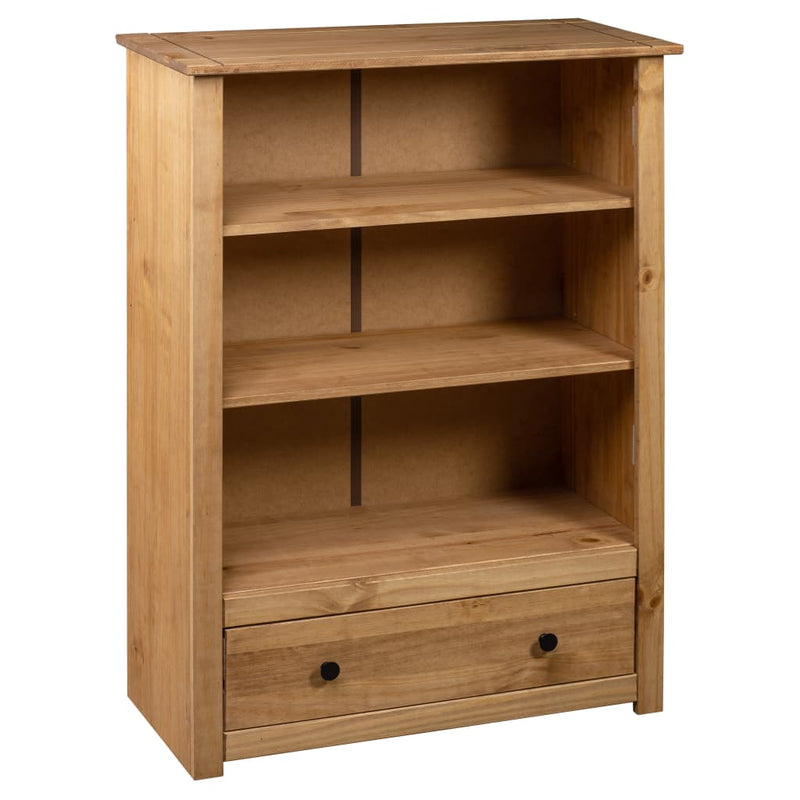 Dealsmate  Bookcase 80x35x110 cm Solid Pine Wood Panama Range