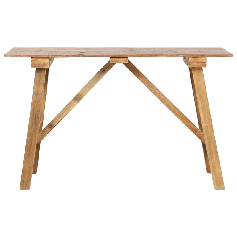 Dealsmate  Console Table 130x40x80 cm Solid Reclaimed Wood