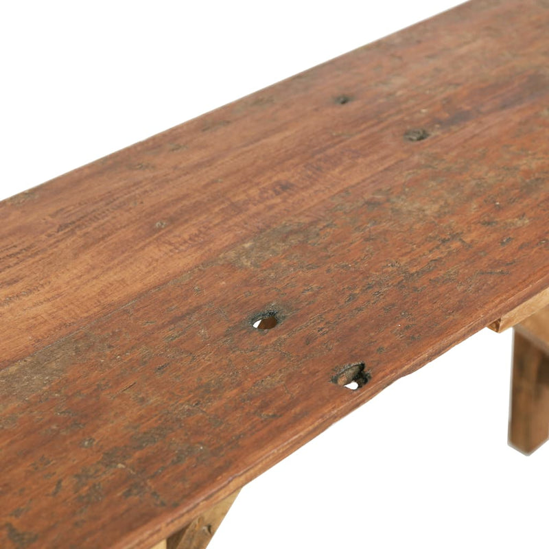 Dealsmate  Console Table 130x40x80 cm Solid Reclaimed Wood