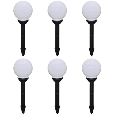 Dealsmate  Outdoor Pathway Lamps 6 pcs LED 20 cm with Ground Spike