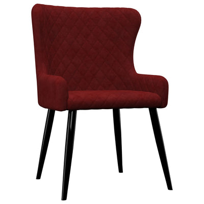 Dealsmate  Dining Chairs 2 pcs Red Velvet