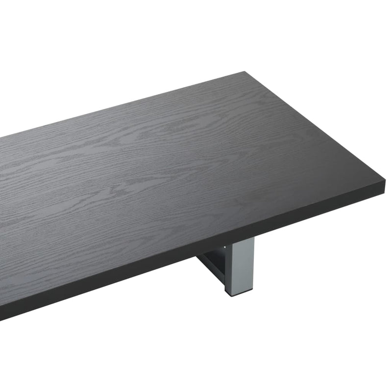 Dealsmate  Bathroom Furniture Black 160x40x16.3 cm