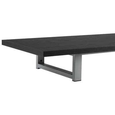 Dealsmate  Bathroom Furniture Black 160x40x16.3 cm