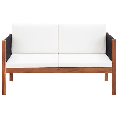 Dealsmate  Garden Sofa 2-Seater Solid Acacia Wood