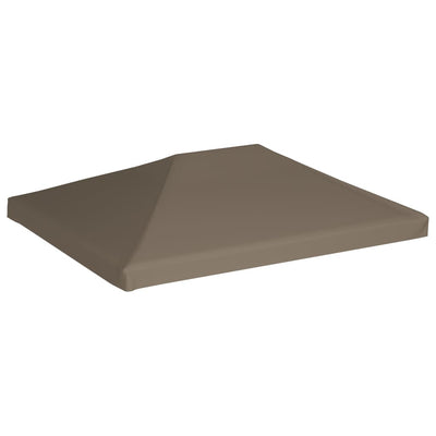 Dealsmate  Gazebo Top Cover 310 g/m² 3x4 m Taupe