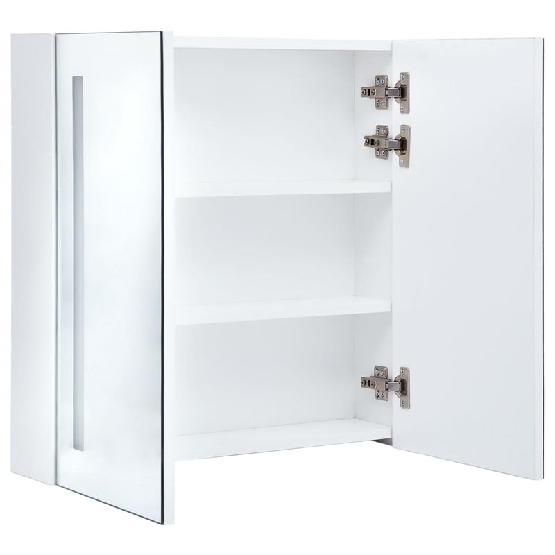 Dealsmate  LED Bathroom Mirror Cabinet 60x14x62 cm