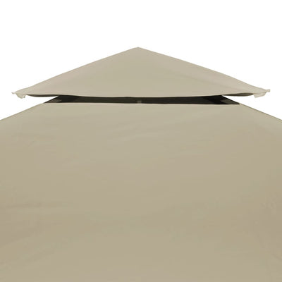 Dealsmate  Gazebo Cover Canopy Replacement 310 g / m² Beige 3x3 m