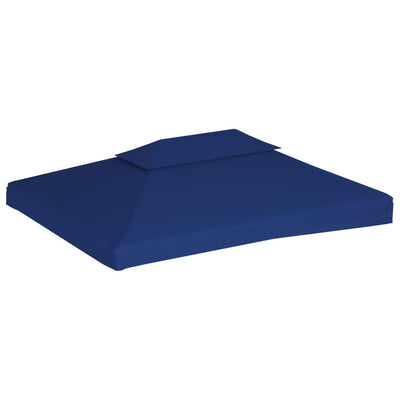 Dealsmate  2-Tier Gazebo Top Cover 310 g/m? 4x3 m Blue