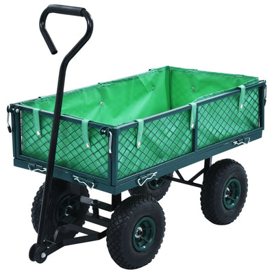 Dealsmate  Garden Hand Trolley Green 250 kg