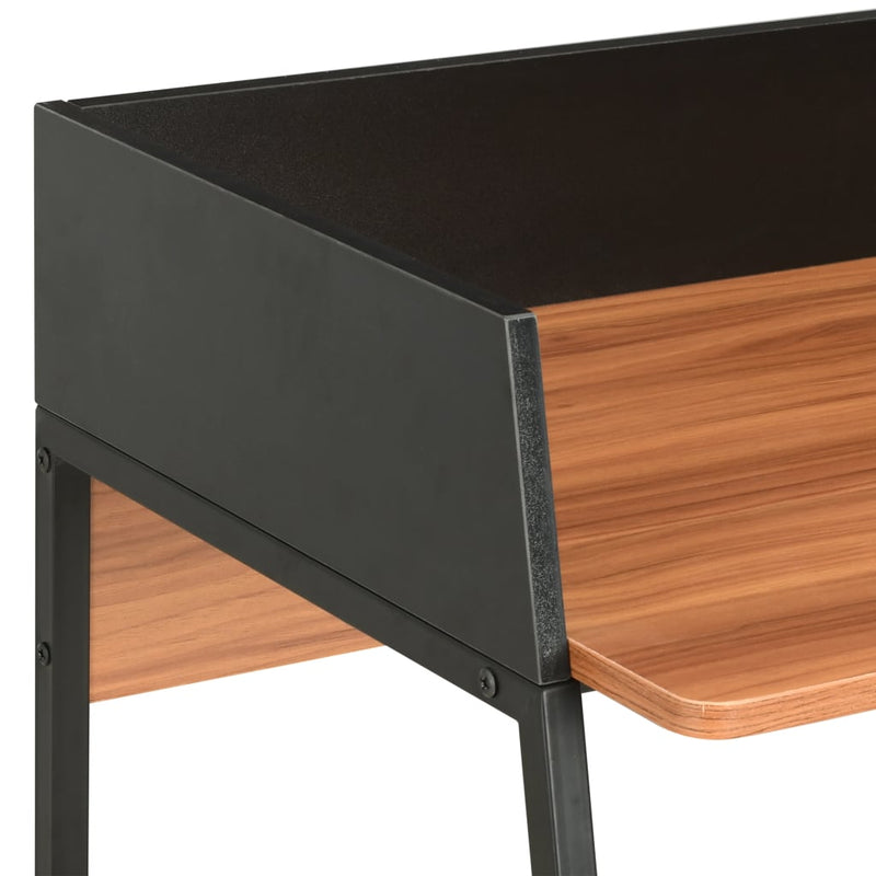 Dealsmate  Desk Black and Brown 90x60x88 cm