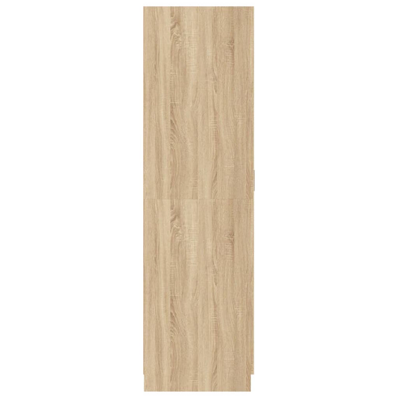 Dealsmate  Wardrobe Sonoma Oak 80x52x180 cm Engineered Wood