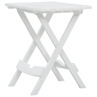 Dealsmate  Folding Garden Table 45.5x38.5x50 cm White