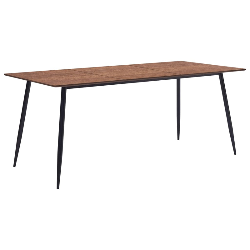 Dealsmate  Dining Table Brown 180x90x75 cm MDF