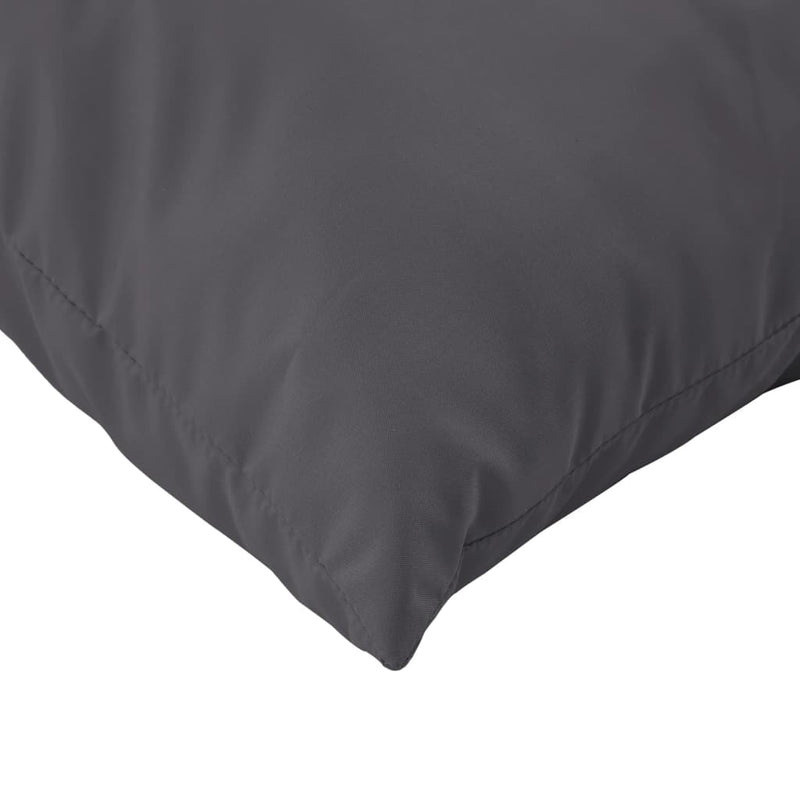 Dealsmate  Pallet Cushions 2 pcs Anthracite Fabric