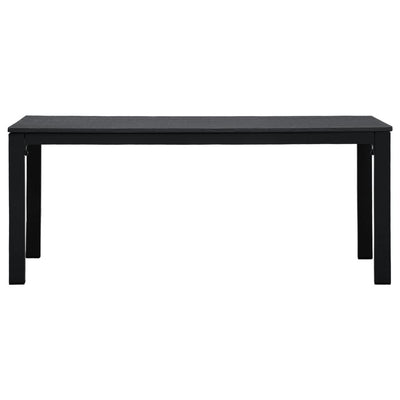 Dealsmate 47880  Coffee Table Black 98x48x39 cm HDPE Wood Look
