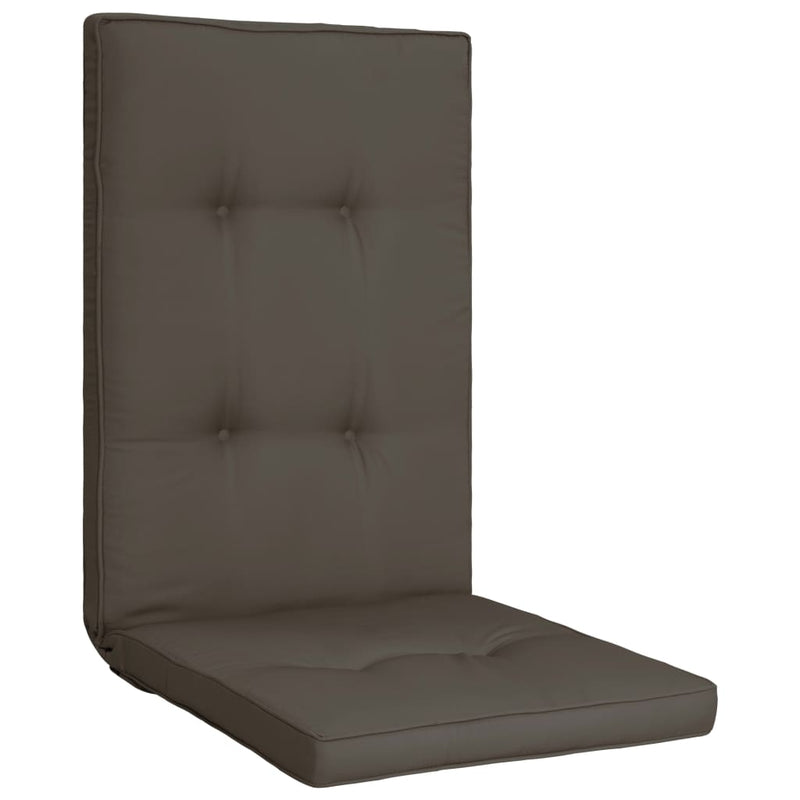 Dealsmate  Garden Chair Cushions 4 pcs Anthracite 120x50x5 cm
