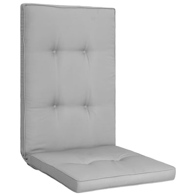 Dealsmate  Garden Chair Cushions 4 pcs Grey 120x50x5 cm