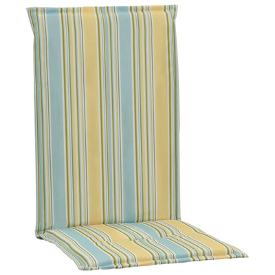 Dealsmate  Printed Garden Chair Cushions 2 pcs Multicolour 120x50x3 cm