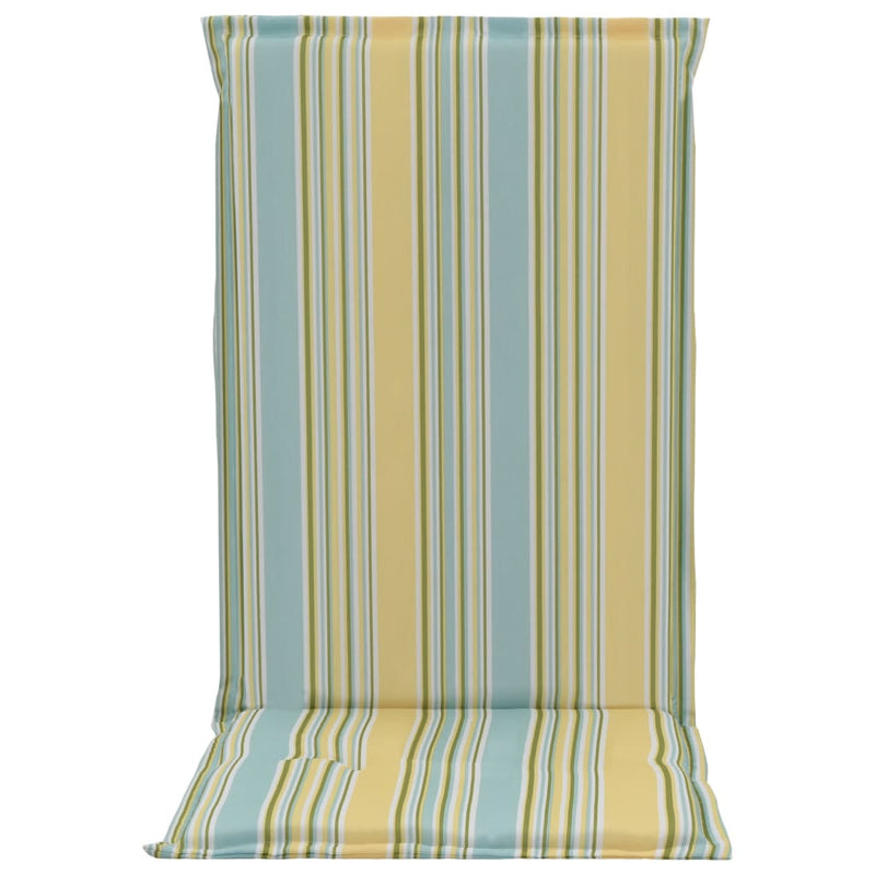 Dealsmate  Printed Garden Chair Cushions 4 pcs Multicolour 120x50x3 cm