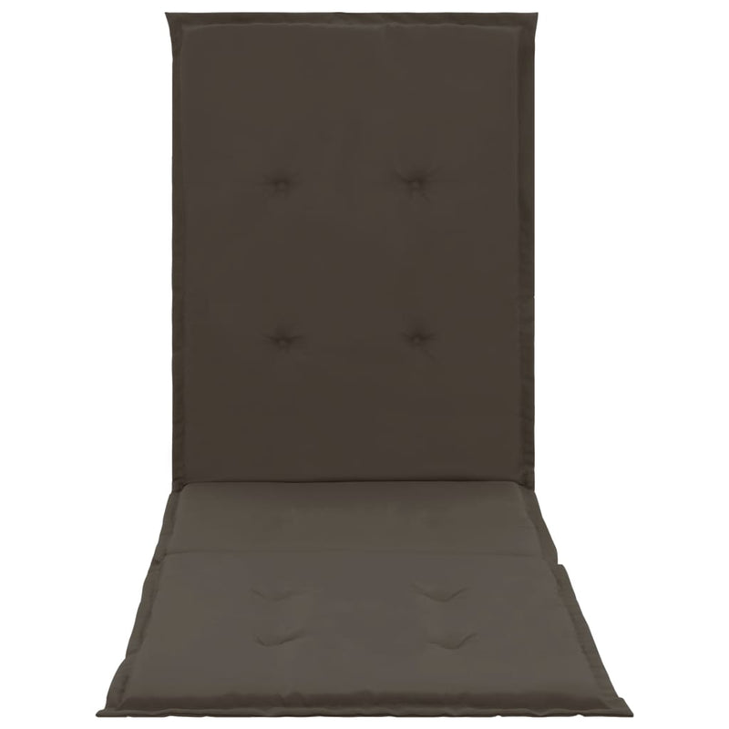 Dealsmate  Lounge Chair Cushion Anthracite 180x55x3 cm