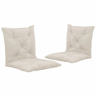 Dealsmate  Swing Chair Cushions 2 pcs Cream 50 cm Fabric