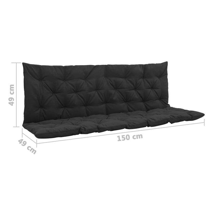 Dealsmate  Cushion for Swing Chair Anthracite 150 cm Fabric