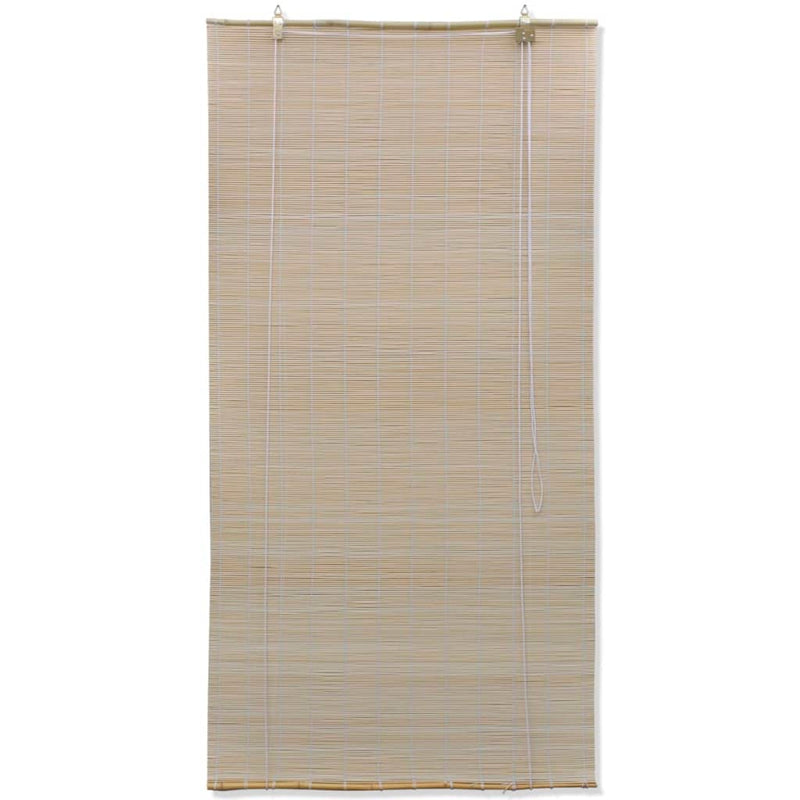 Dealsmate  Natural Bamboo Roller Blinds 4 pcs 120x160 cm