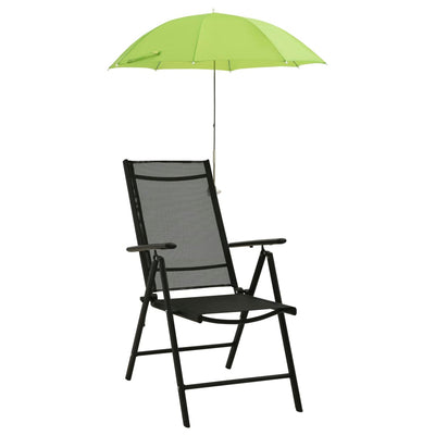 Dealsmate  Camping Chair Parasols 2 pcs Green 105 cm