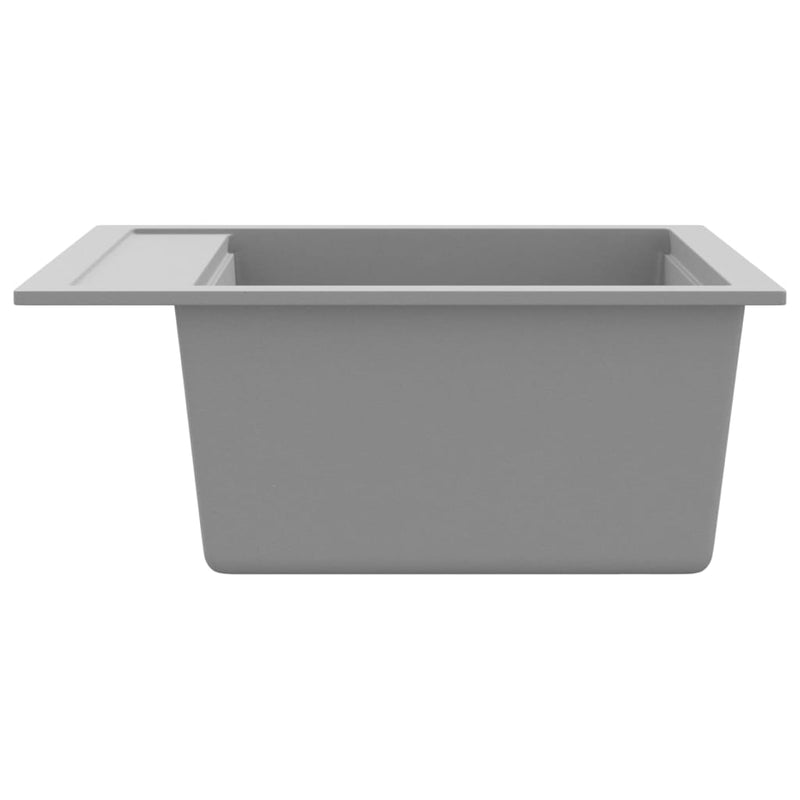 Dealsmate  Granite Kitchen Sink Single Basin Grey