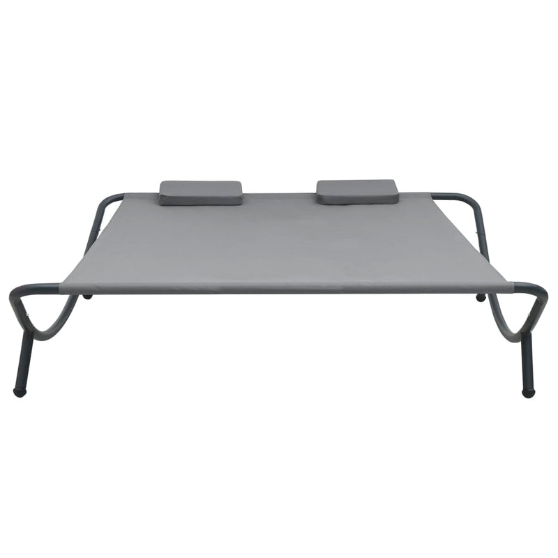 Dealsmate  Outdoor Lounge Bed Fabric Anthracite