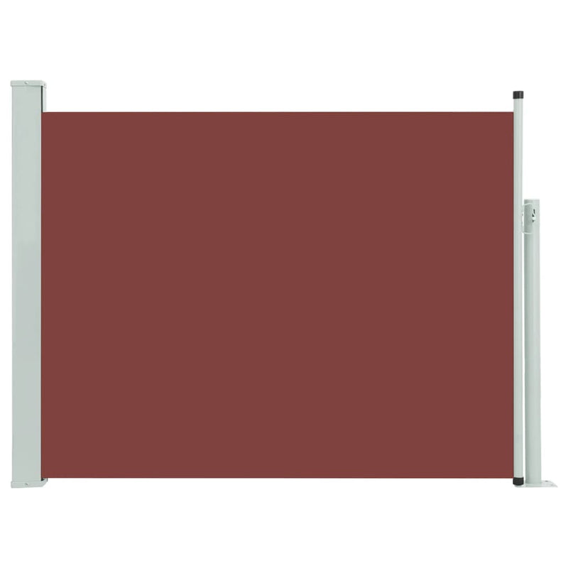 Dealsmate  Patio Retractable Side Awning 140x500 cm Brown