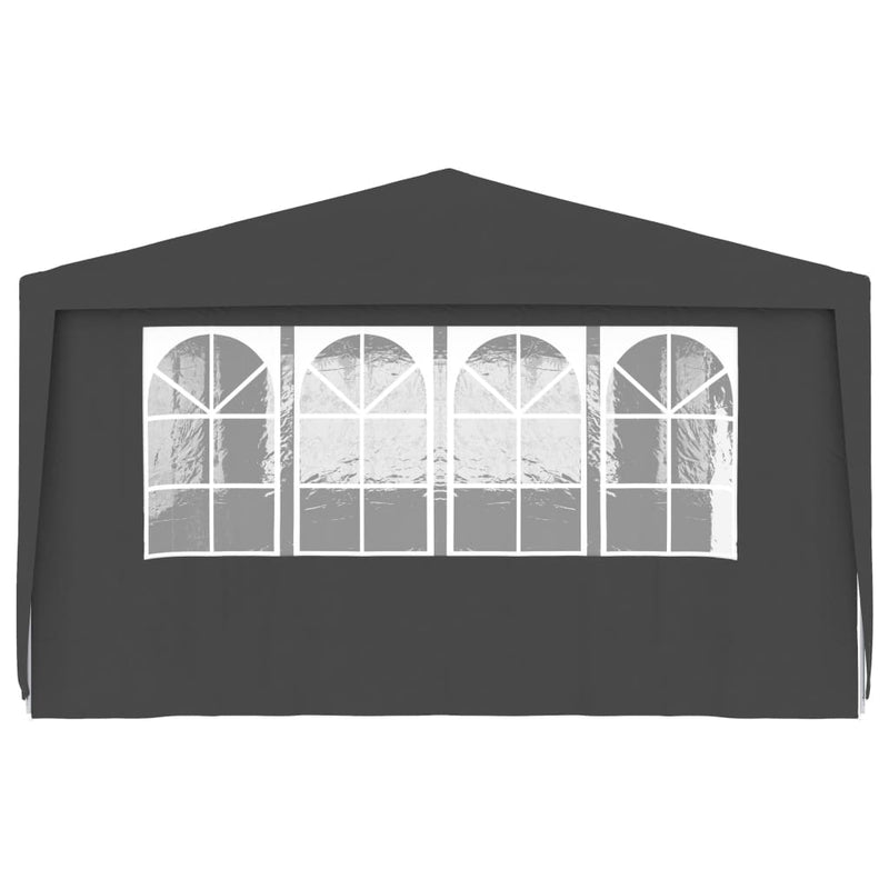 Dealsmate  Professional Party Tent with Side Walls 4x9 m Anthracite 90 g/m²