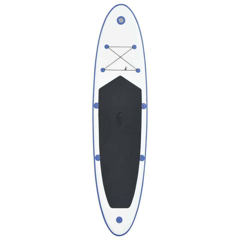 Dealsmate  Stand Up Paddle Board Set SUP Surfboard Inflatable Blue and White